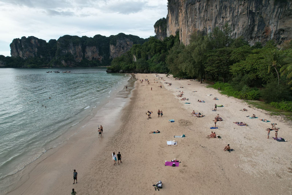 Aerial view of Railay Beach, Krabi