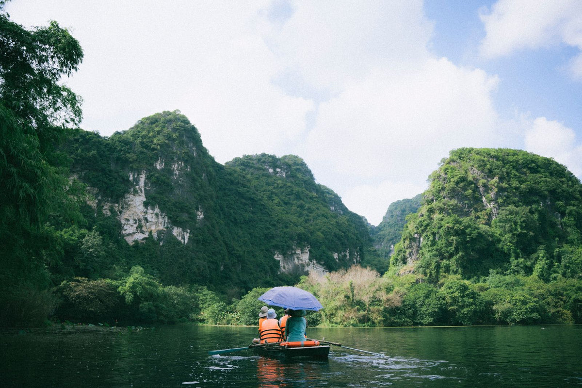 Boat ride in Ninh Binh