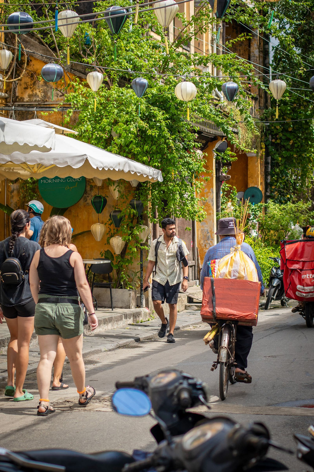 Street with lanterns in Hoi An