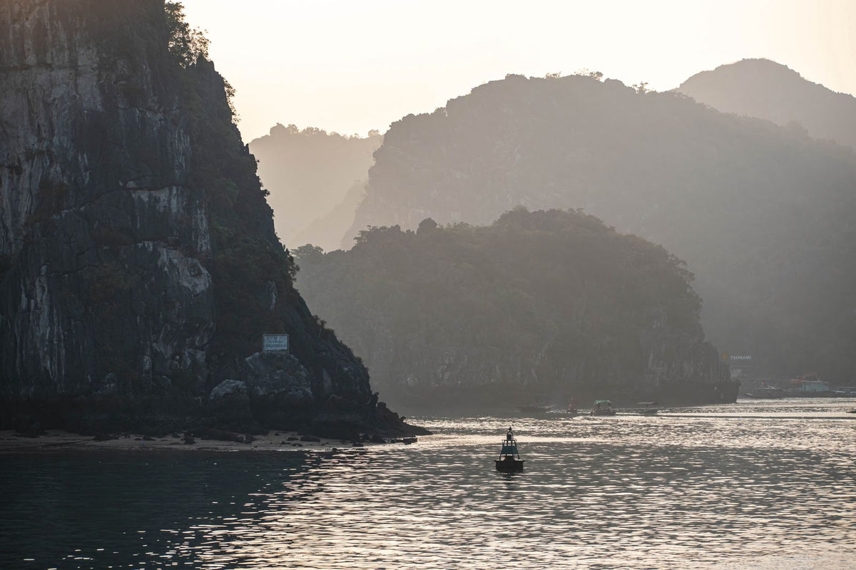 Ha Long Bay at sunset