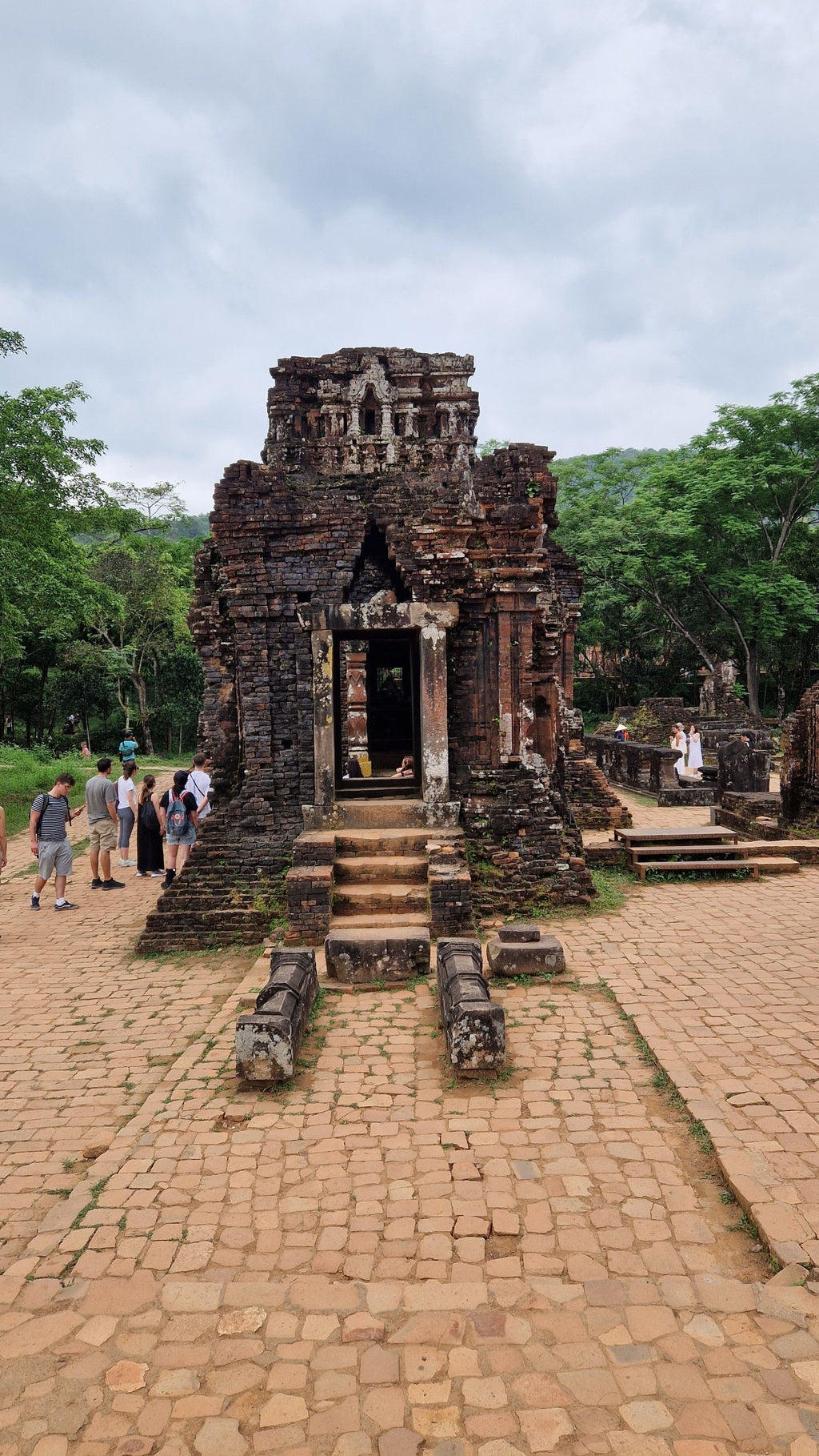 Ancient temple ruins at My Son Sanctuary