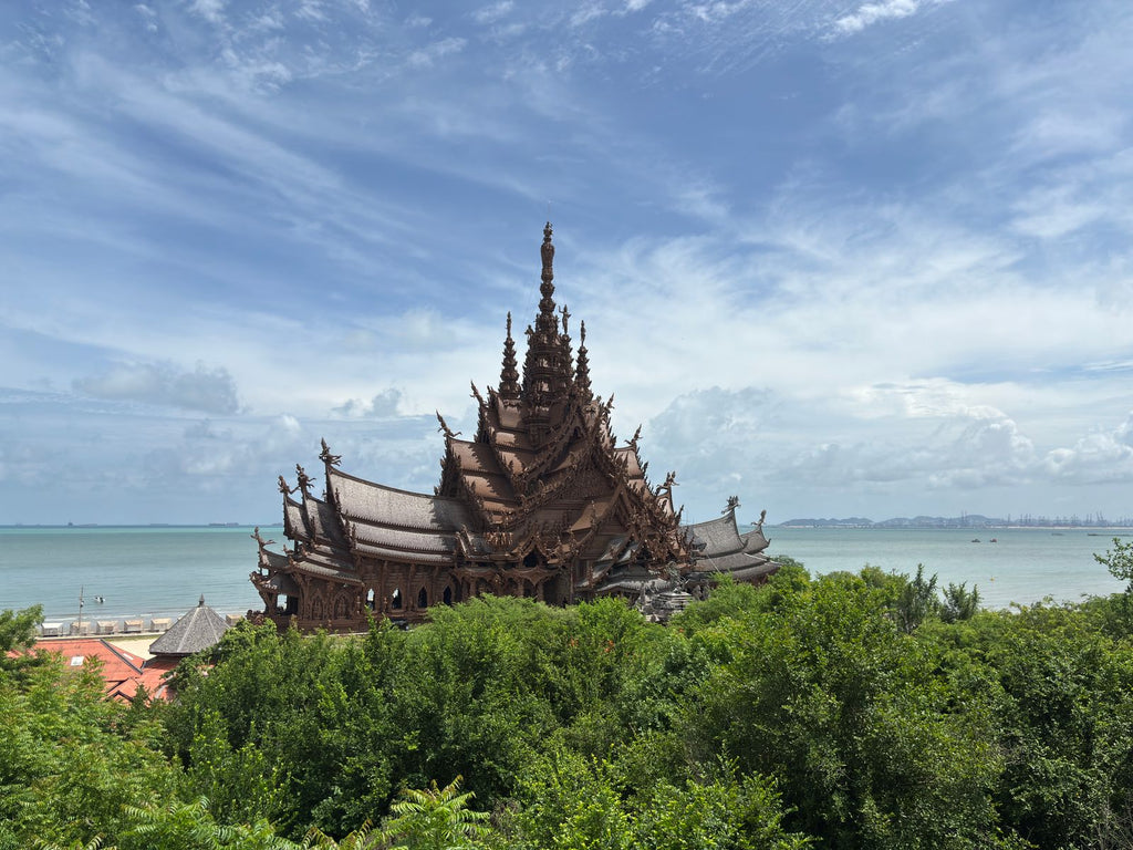Sanctuary of Truth by the sea in Pattaya