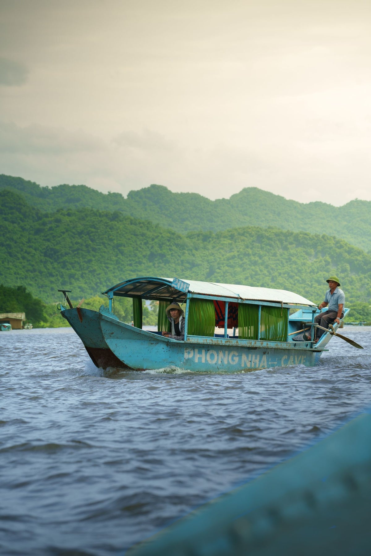Traditional boat in Phong Nha-Ke Bang National Park