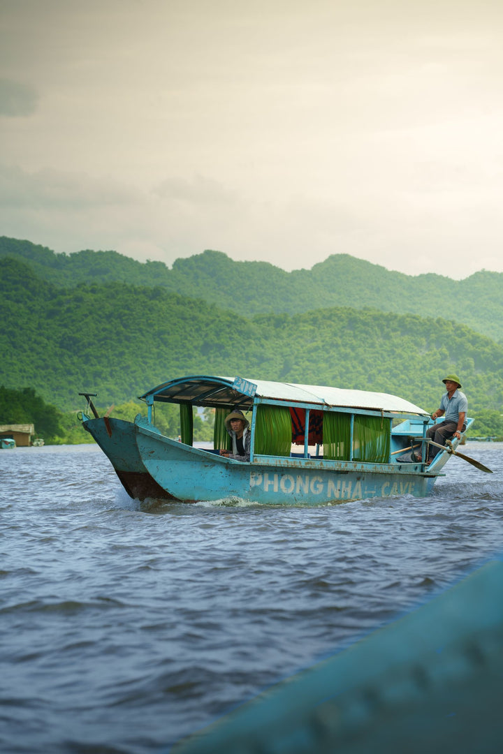 Traditional boat in Phong Nha-Ke Bang National Park
