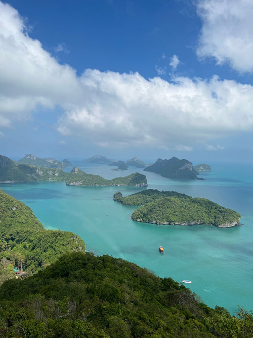 Aerial view of Mu Ko Ang Thong National Park