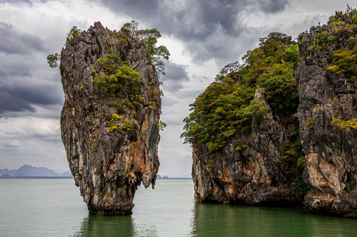 Limestone cliffs in Phang Nga Bay