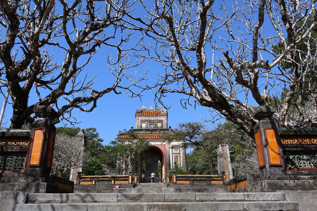 Entrance of Minh Mang Tomb in Hue