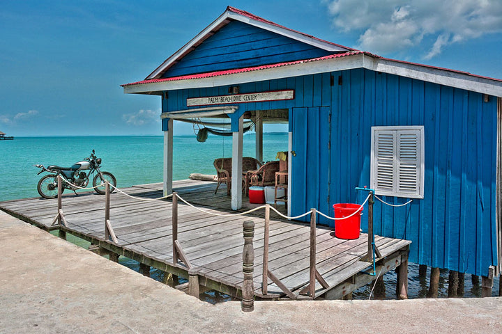 Beachfront dive centre on Koh Rong Island